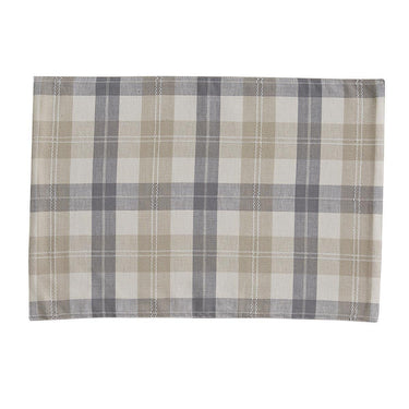 Alpine Plaid Placemat - Natural - Set Of 6 Park Designs - The Fox Decor